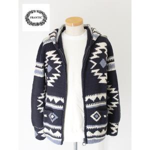 フランティック Frantic by Andrea Venturini 別注カウチンセーター/ハンド...