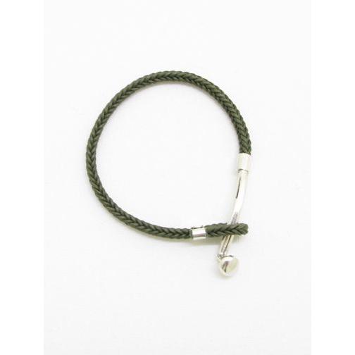 ブレスレット【ジルベール・ジルベール 】gil110101 - カーキ×シルバー