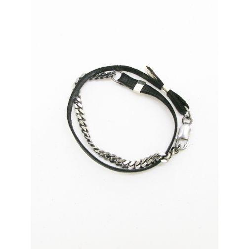 ブレスレット【ジルベール・ジルベール 】gil110115 - ブラック×シルバー