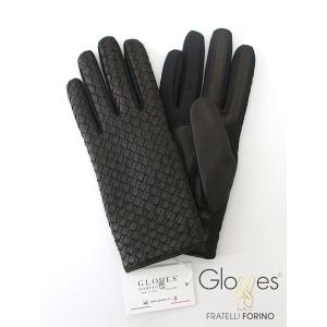 Gloves/グローブス/ストレッチメッシュラムレザーグローブ/革手袋/ブラック/glo422201｜rootweb