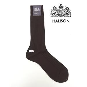 HALISON/ハリソン/ドレスソックス/ショートホーズ/ブラウン/hal301203
