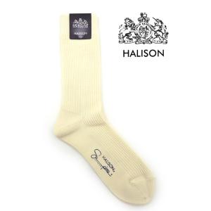 HALISON/ハリソン/カジュアルソックス/アイボリー/hal321001