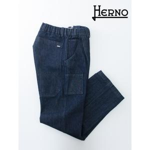 ヘルノ HERNO デニムワークパンツ イタリア製 インディゴブルー her501801