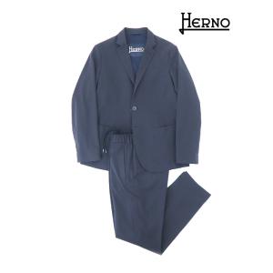 ヘルノ HERNO セットアップスーツ/ウォッシャブルストレッチポリエステル ネイビー her520...