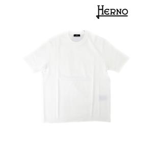 ヘルノ HERNO コットンニットTシャツ ホワイト her520603