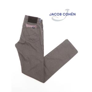 JACOB COHEN ヤコブコーエン 5ポケットパンツ/BARD/デニムライク イタリア製 ブラウ...