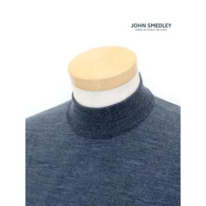 ジョン・スメドレー JOHN SMEDLEY モックネックニット/KILDAY/30ゲージメリノウー...