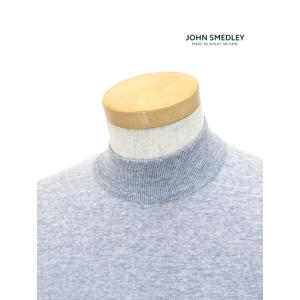 ジョン・スメドレー JOHN SMEDLEY モックネックニット/KILDAY/30ゲージメリノウー...