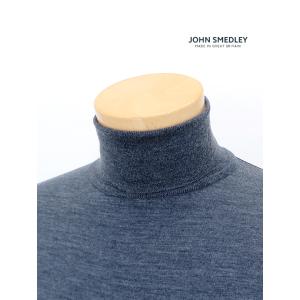 ジョン・スメドレー JOHN SMEDLEY タートルネックニット/LEVINE/30ゲージメリノウ...