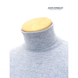 ジョン・スメドレー JOHN SMEDLEY タートルネックニット/LEVINE/30ゲージメリノウ...