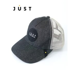 ジャスト ハット Just Hat ワッペン交換式トラッカーキャップ ブラックデニム jus5012...