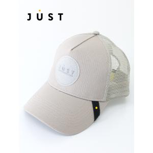 ジャスト ハット Just Hat ワッペン交換式トラッカーキャップ グレージュ jus501212