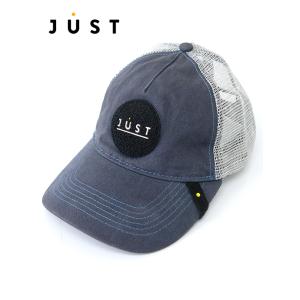 ジャスト ハット Just Hat ワッペン交換式トラッカーキャップ/ガーメントダイ インディゴブル...
