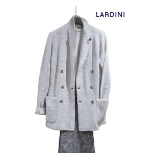 ラルディーニ LARDINI ニットジャケット ライトグレー lar521801