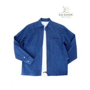 レスレストン LES LESTON ジップアップシャツブルゾン/デニム インディゴ les52140...