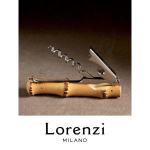 Lorenzi/ロレンツィ/ソムリエナイフ/ワインオープナー/バンブー/ナチュラル/lor421406｜rootweb