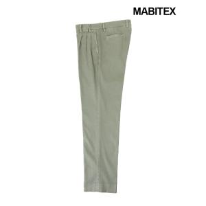 コンフォート・スリム マビテックス MABITEX リネンコットンパンツ カーキベージュ mab52...