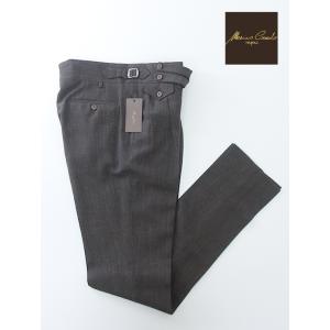 マッシモ・コラード Massimo Corrado ベルトレストラウザーズ/ソフトメランジウール イ...