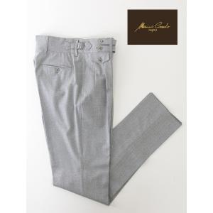 マッシモ・コラード Massimo Corrado 2WAYトラウザーズ/スムースサキソニーウール ...