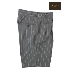 マッシモ・コラード Massimo Corrado ベルトレストラウザーズ ハーフパンツ イタリア製...