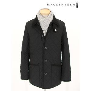 MACKINTOSH マッキントッシュ ウールキルティングジャケット/WAVERLY ブラック mct461802｜rootweb