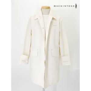 マッキントッシュ MACKINTOSH ステンカラーコート 日本製 オフホワイト mct520402