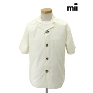 ミー mii オープンカラーシャツ エクリュ mii520603