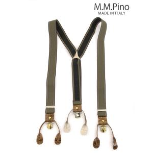 M.M.PINO/エム・エム・ピーノ/2wayサスペンダー/ドット/オリーブ/mmp341609