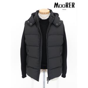 ムーレー MOORER ダウンベスト/FIRE-WK イタリア製 ブラック moo501401