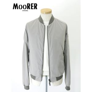 ムーレー MOORER ナイロンブルゾン/CORELLI-WK イタリア製 グレージュ moo502...