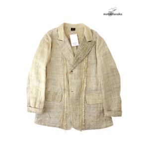 ヘンプジャケット Motokitanaka ヘンプジャケット 日本製 ベージュ mot520405