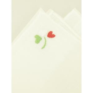 MUNGAI/ムンガイ/ポケットチーフ/リネン/フラワー/ホワイト/mug420804