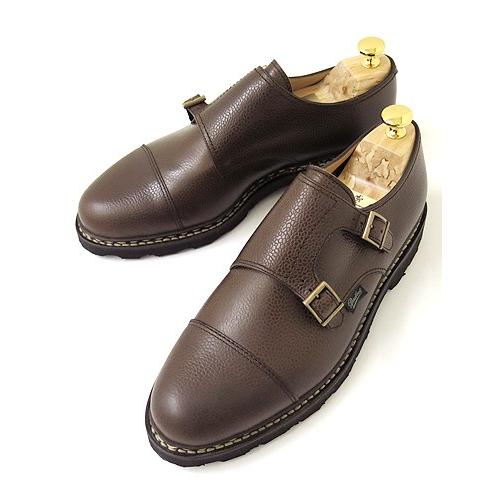 Paraboot/パラブーツ/ダブルモンクシューズ/WILLIAM/ウィリアム/ダークブラウン/pa...