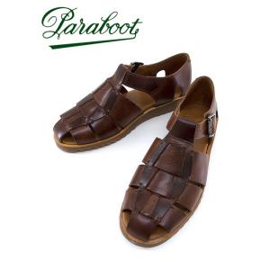 Paraboot/パラブーツ/グルカサンダル/PACIFIC/ミディアムブラウン/par361001