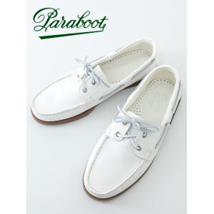 パラブーツ Paraboot デッキシューズ/ディアスキン/ BARTH イタリア製 ホワイト pa...