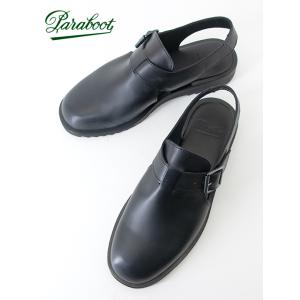 パラブーツ Paraboot レザーサンダル/ADRIATIC/SPORT イタリア製 ブラック p...