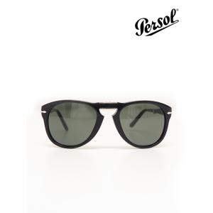 Persol ペルソール サングラス 折り畳みモデル イタリア製 ブラック prs501204