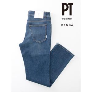 PT TORINO DENIM ジーンズ/ストレッチデニム/BAND ウォッシュドブルー pt461...