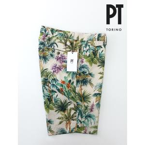 【50％OFF】ピーティートリノ PT TORINO ショートパンツ/トロピカルガーゼコットン ベー...