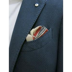 RODA/ロダ/ポケットチーフ/ウール/レッド/rod301609