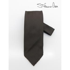 Stefano Cau/ステファノ カウ/ネクタイ/シルク/スフォデラート/ダークブラウン/stc4...