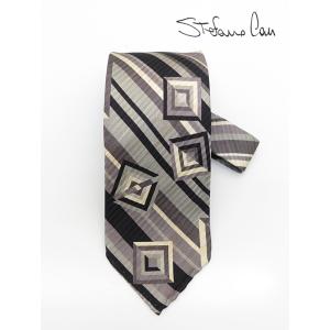Stefano Cau/ステファノ カウ/ネクタイ/シルク/スフォデラート/グレー/stc46080...