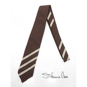 Stefano Cau/ステファノ カウ/ネクタイ/シルク/スフォデラート/ブラウン/stc4608...
