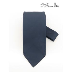 ステファノ カウ Stefano Cau ネクタイ/シルク/スフォデラート イタリア製 ネイビー s...