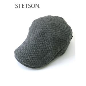 ステットソン STETSON ジャガードニットハンチング グレー ste502403