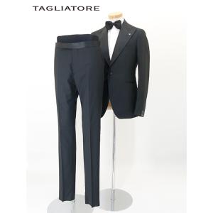 タリアトーレ TAGLIATORE タキシードスーツ/ピークドラペル/ストレッチウール イタリア製 ...