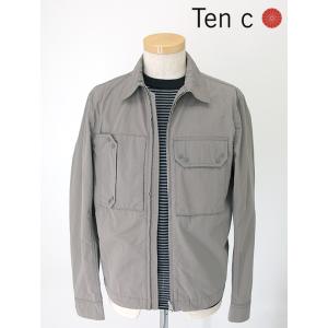 Ten-c/テンシー/シャツアウター/MID LAYER BLOUSON/グレー/ten460602｜rootweb