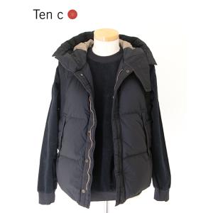 テンシー Ten c ダウンベスト/BOREAL DOWN VEST ブラック ten502004
