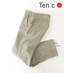 テンシー Ten c ワークパンツ/ストレッチコーデュロイ カーキベージュ ten502009