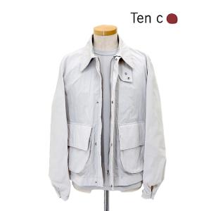 テンシー Ten c ドリズラージャケット/DEEL JACKET ペールグレー ten520602